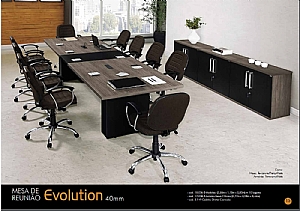 Mesa de reunião Evolution